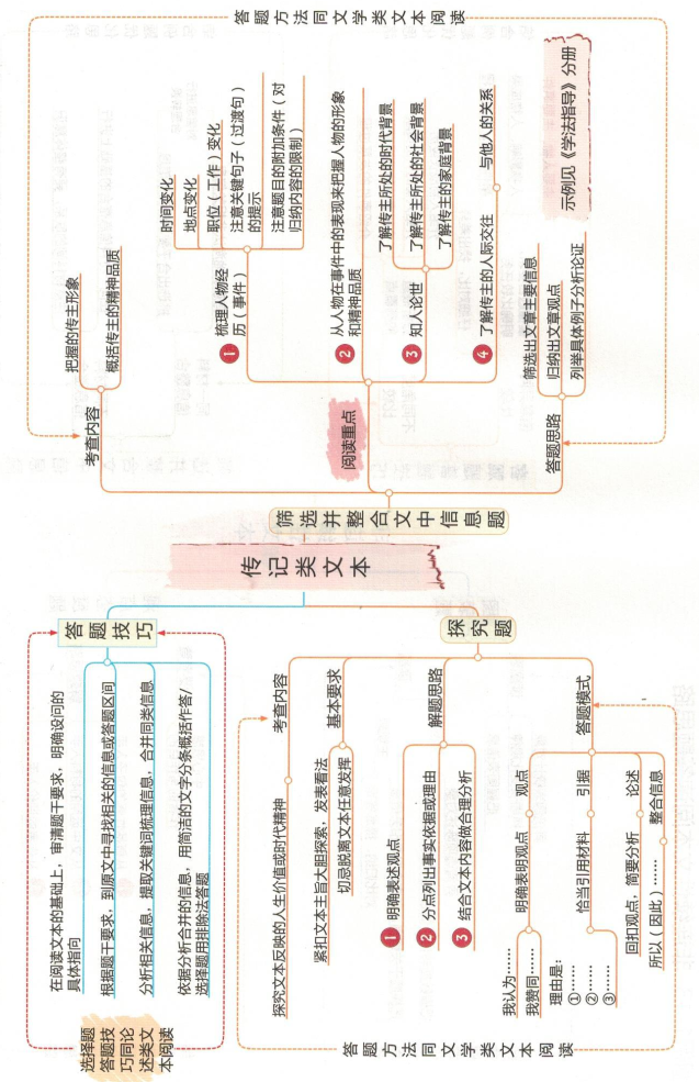 传记知识点结构图图片