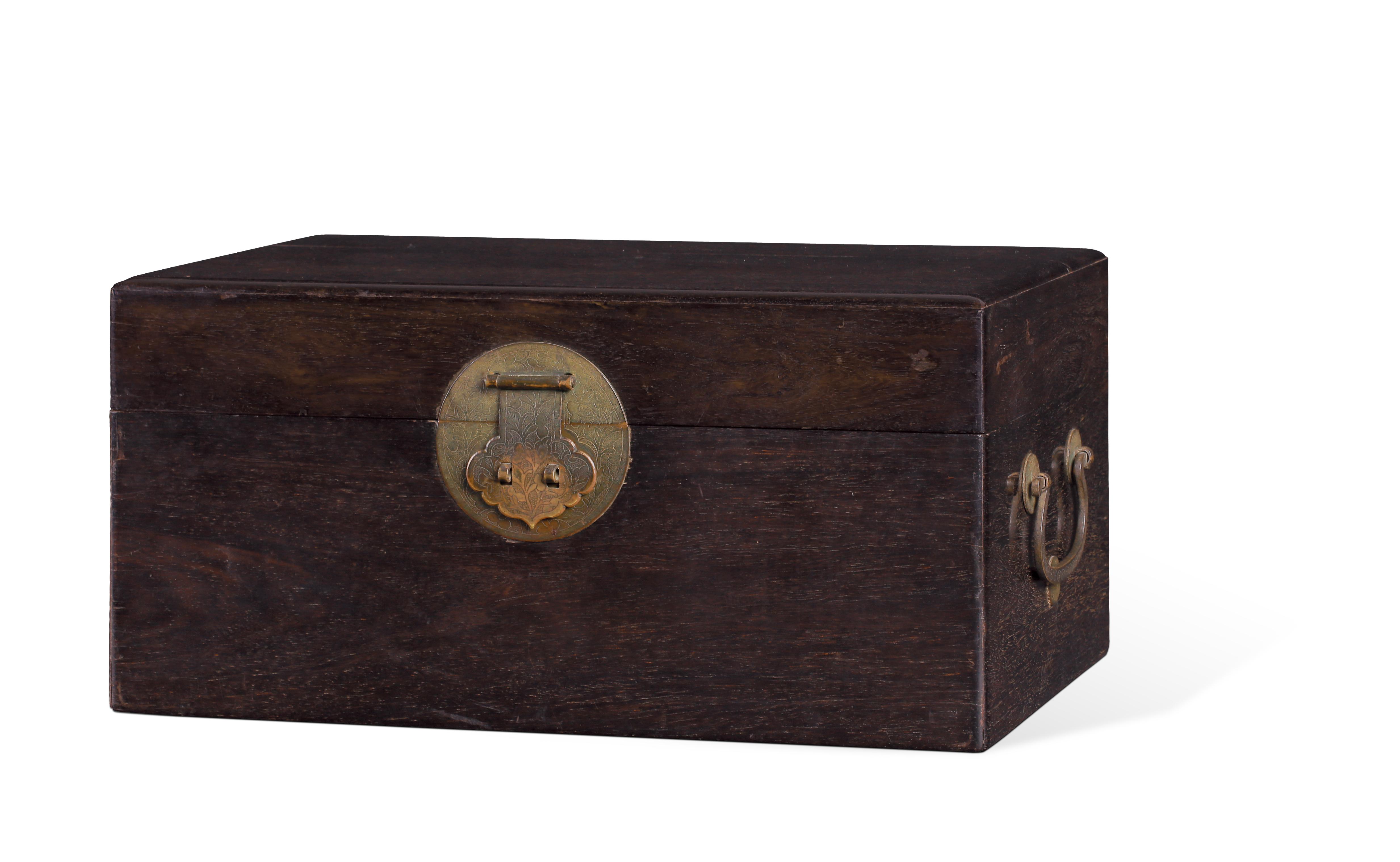 清中期紫檀状元箱