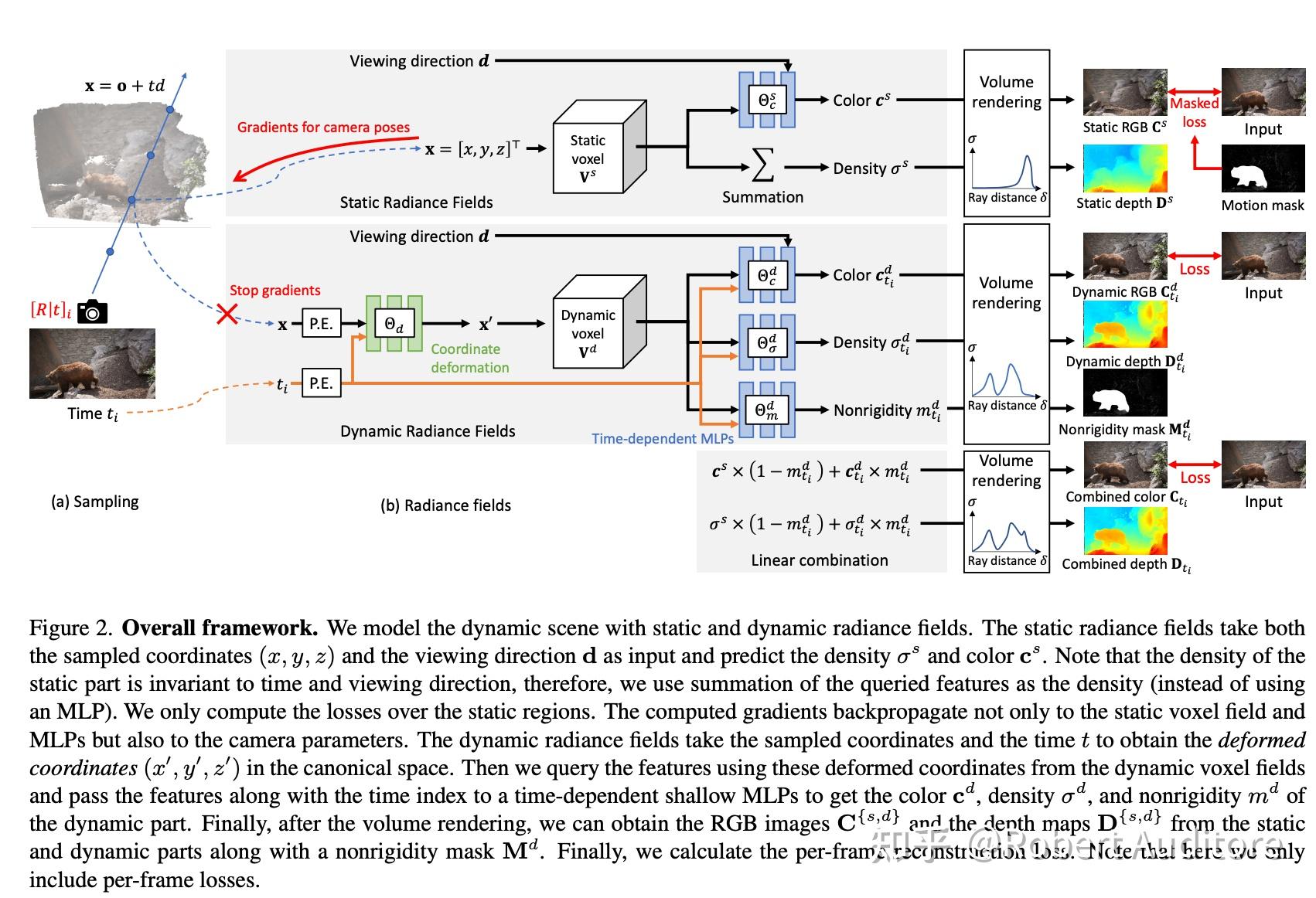 Dynamic radiance fields 