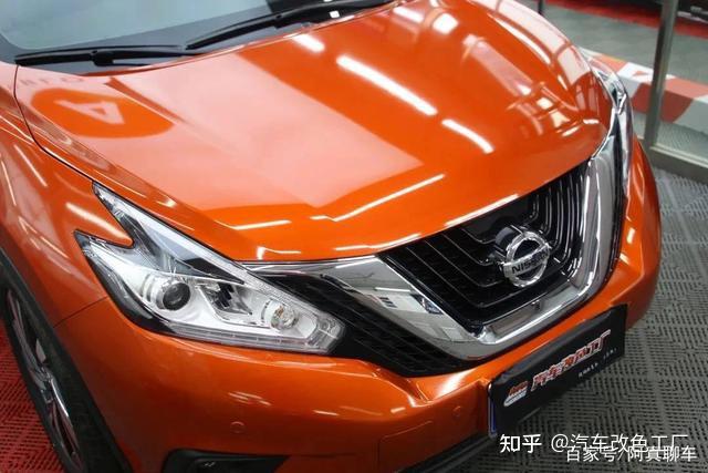 橙汁味的楼兰最适合夏天的颜色沈阳改色贴膜