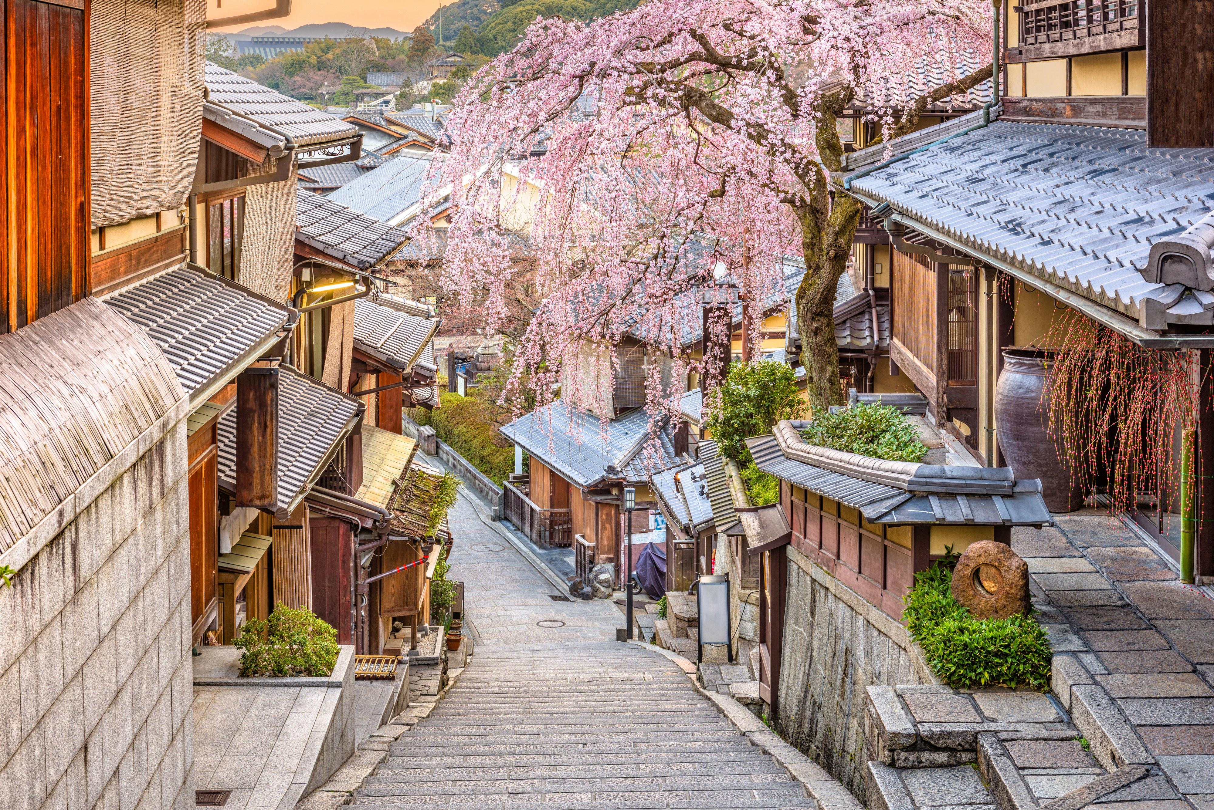 日本街头壁纸 景色图片