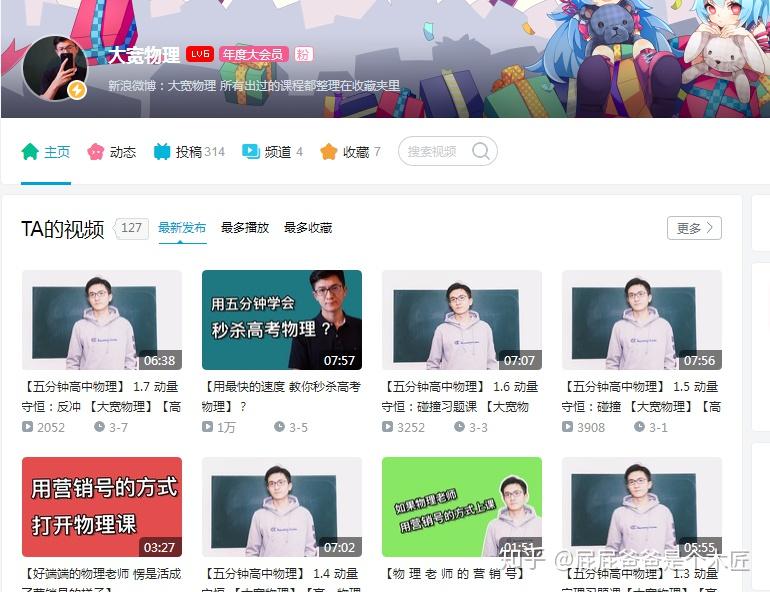 B站上适合高中数学的内容整理推荐 - 知乎