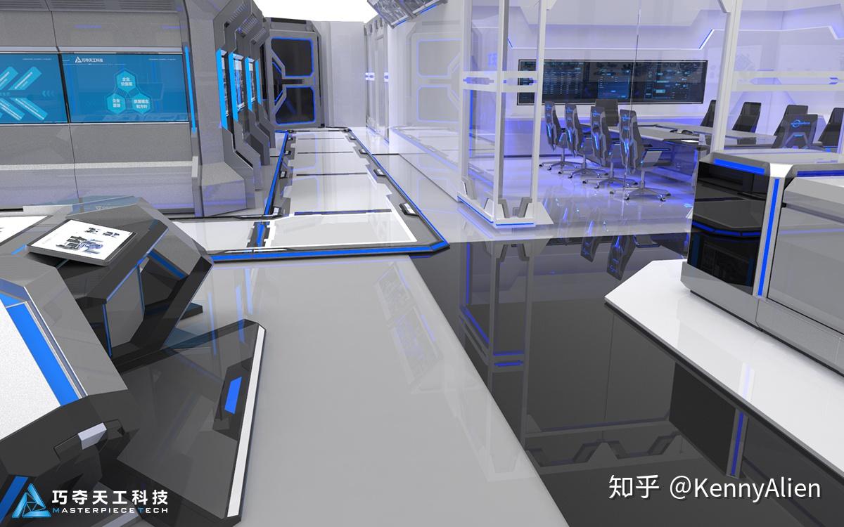 办公室展厅也能变得很科幻?巧夺天工科技打造独一无二的科幻办公展示环境! - 知乎