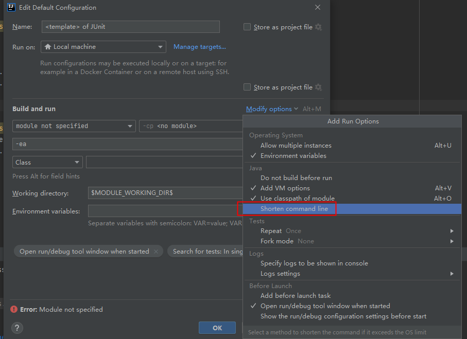 idea-command-line-is-too-long-shorten-command-line-for-xxx-or-also