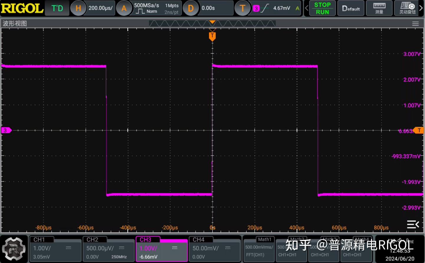 用示波器观测RC一阶电路零输入响应为什么激励必须是方波信号? - 知乎