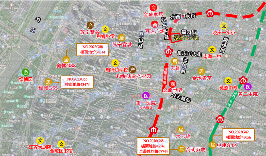 全部底价成交刚刚南京火速卖出3幅地