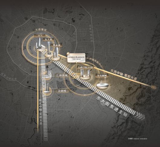 仁和春天银杏大道城市双展厅将于4月3日正式开放