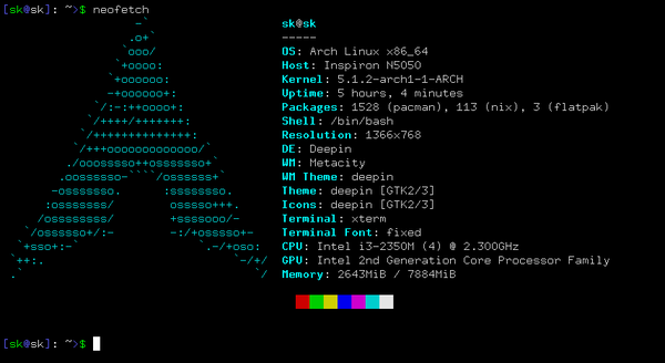 Nofetch Neofetch:在终端中显示 Linux 系统信息 - 知乎