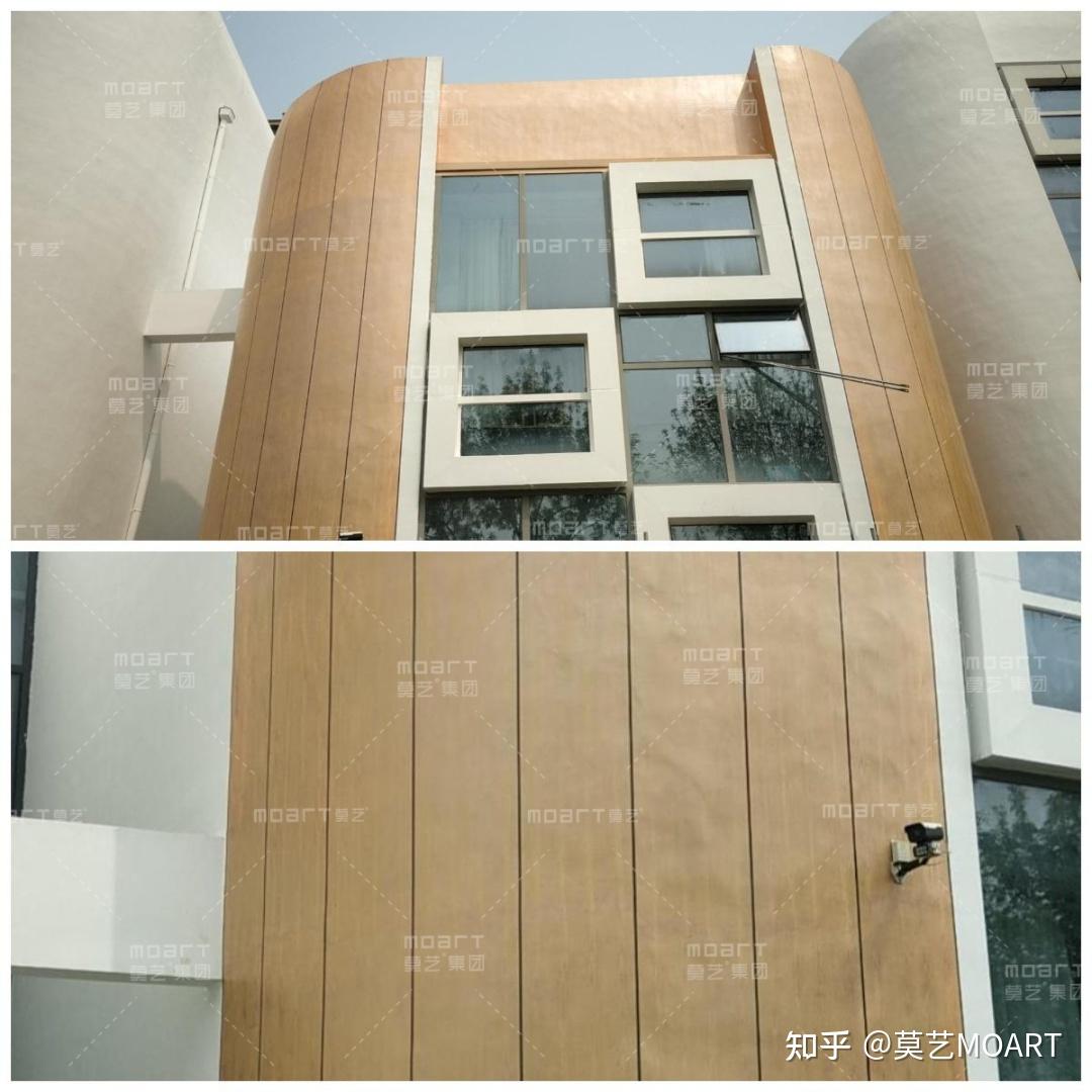 木纹漆应用|山东淄博市棠悦小区幼儿园 临淄木韵 外墙温润 - 知乎