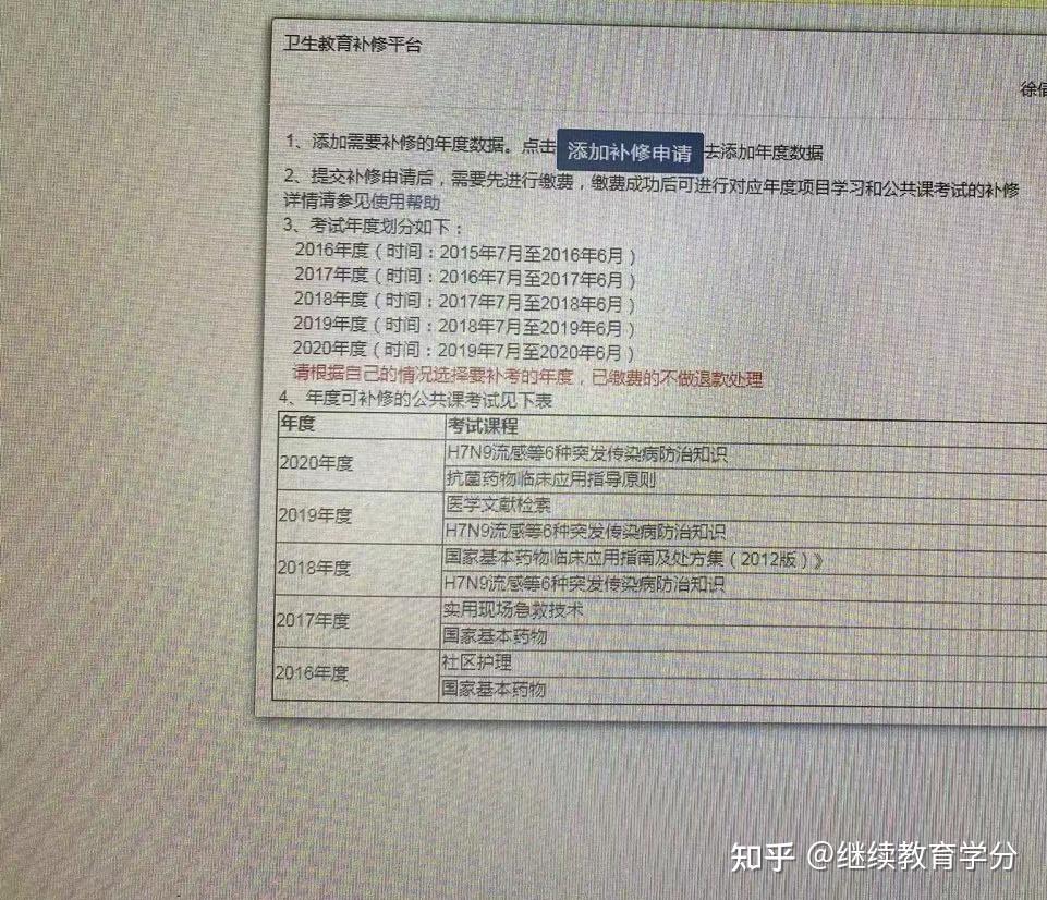 2020年继续教育学分不够怎么办?华医网真的不能补修往年学分吗?