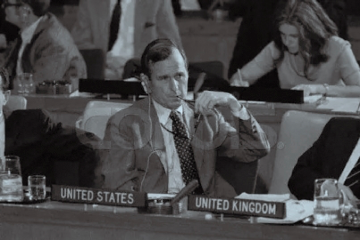 美国驻联合国代表乔治·H. W.布什
