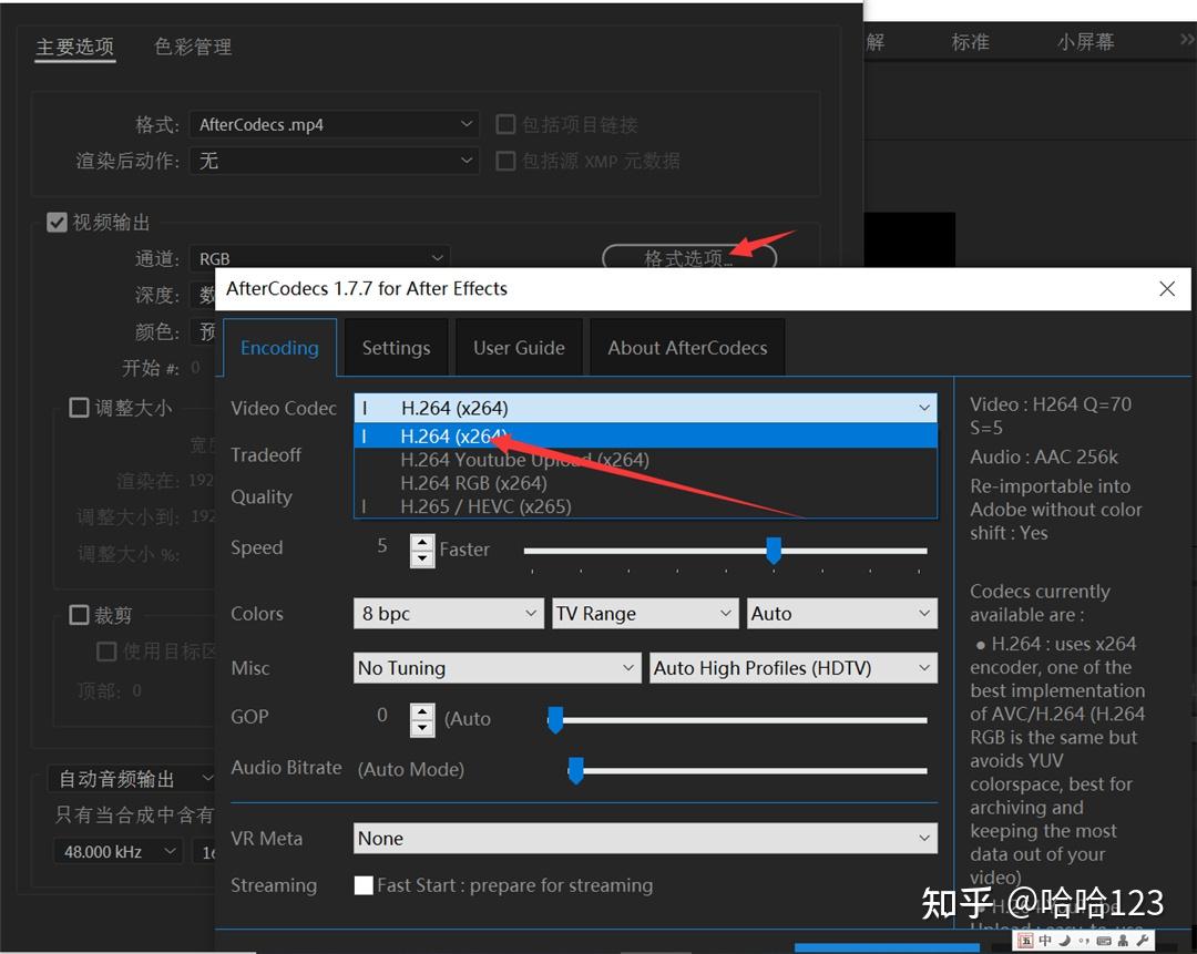 ae怎么导出h264超清视频 - 知乎