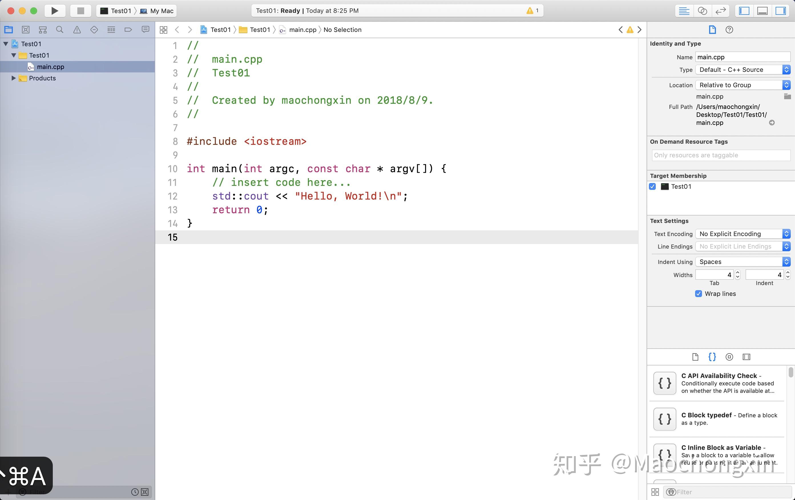 如何在Mac上编写C/C++程序——Xcode篇 - 知乎