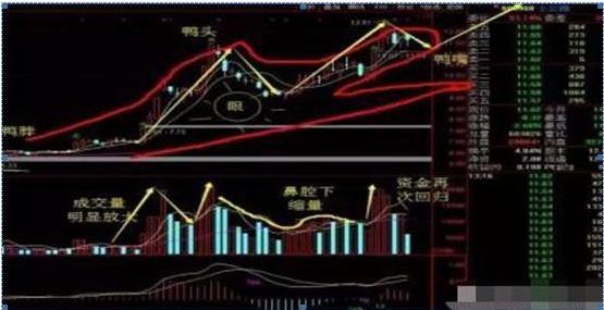 股票上涨前最经典的形态——老鸭头