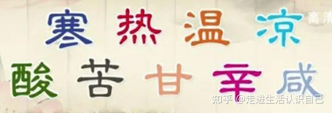 中医之四性五味 - 知乎