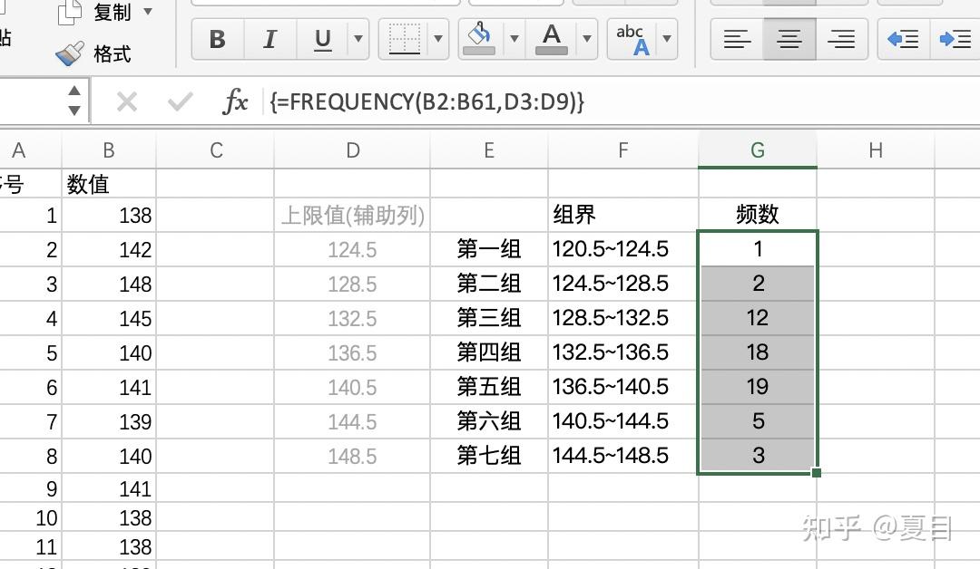 二, frequency函数