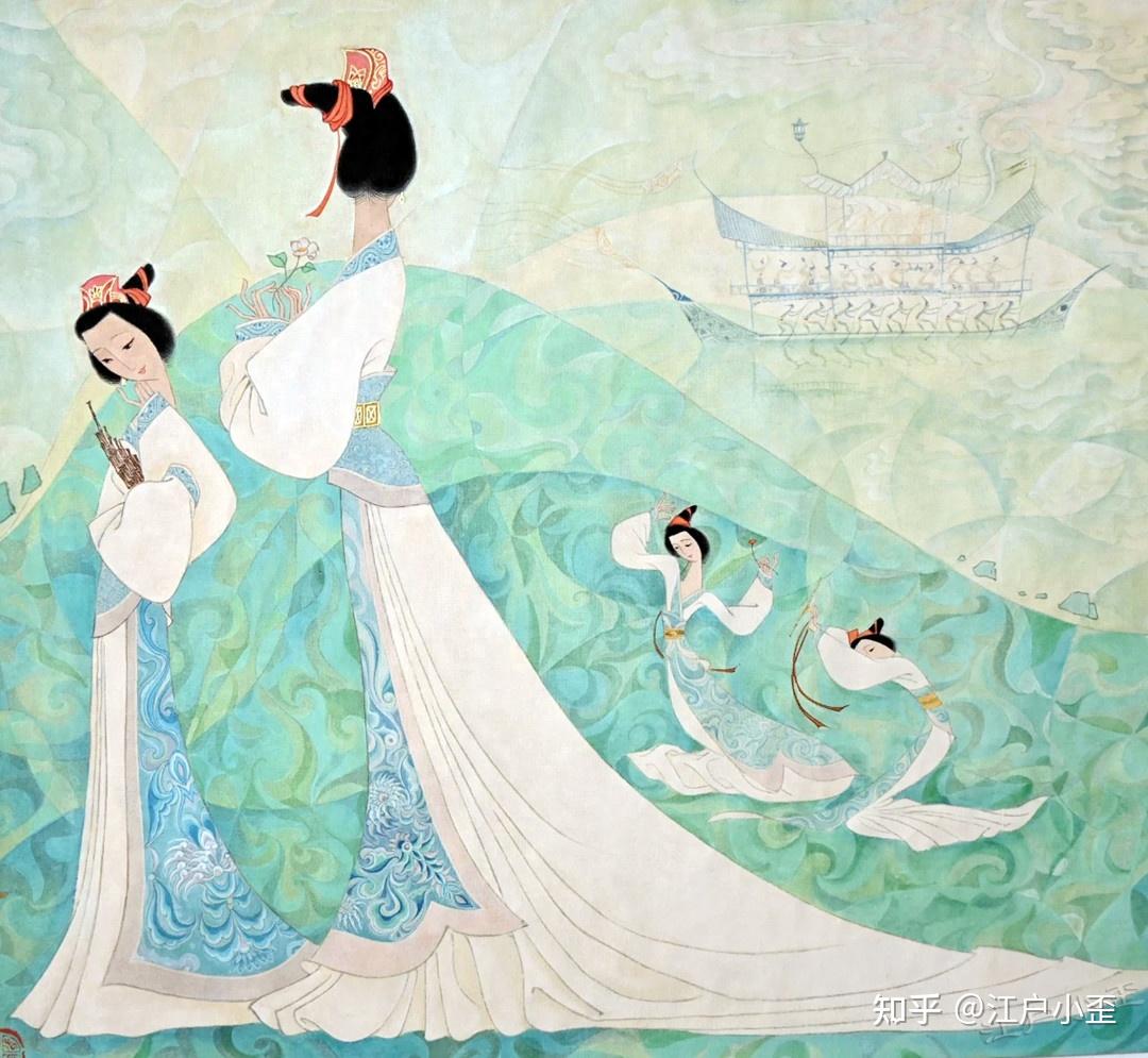 屈原《九歌》绘画欣赏——名家李少文代表作 - 知乎