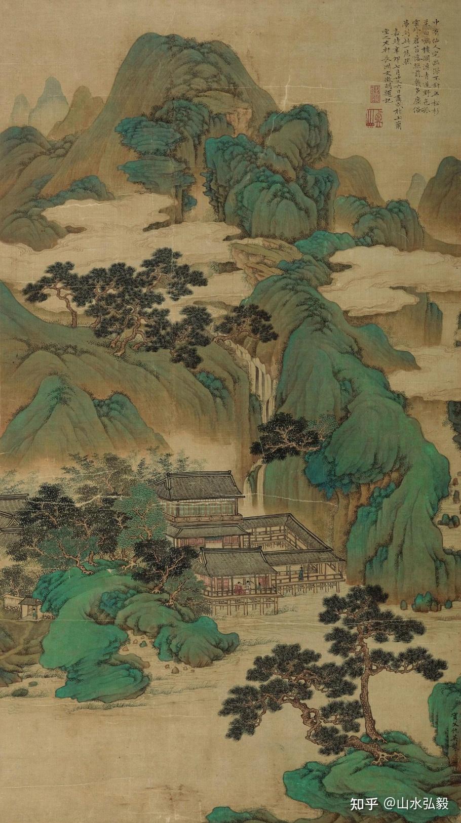 仇英山水画深得唐宋古意，其“青绿山水”就是如此- 知乎