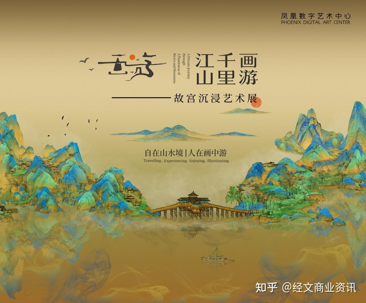 《画游千里江山——故宫沉浸艺术展》落地成都，一起探梦青绿山水 - 知乎