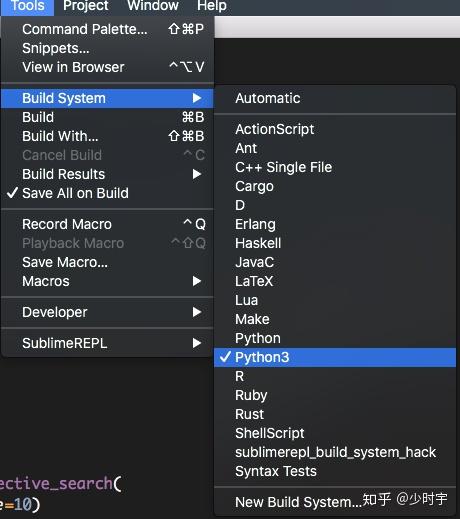 sublimetext3更换python3解释器