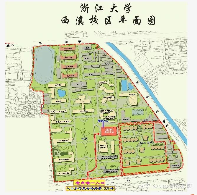 浙江大学考点考生11600余名,考场分布在紫金港校区东一,东二,西一,西