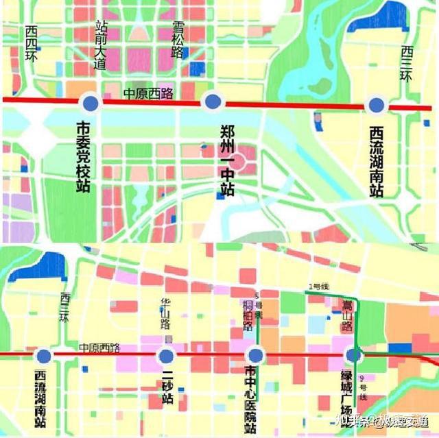 郑州地铁10号线站点图图片