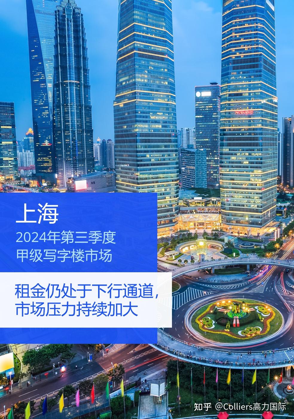 研究与洞察 | 2024年第三季度上海写字楼办公楼出租租金市场分析报告与发展前景趋势展望 - 知乎