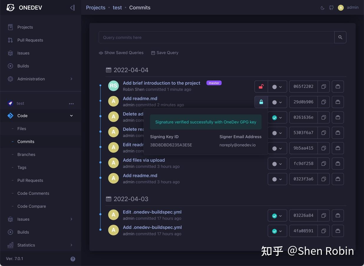 OneDev 7.0版本 - 知乎