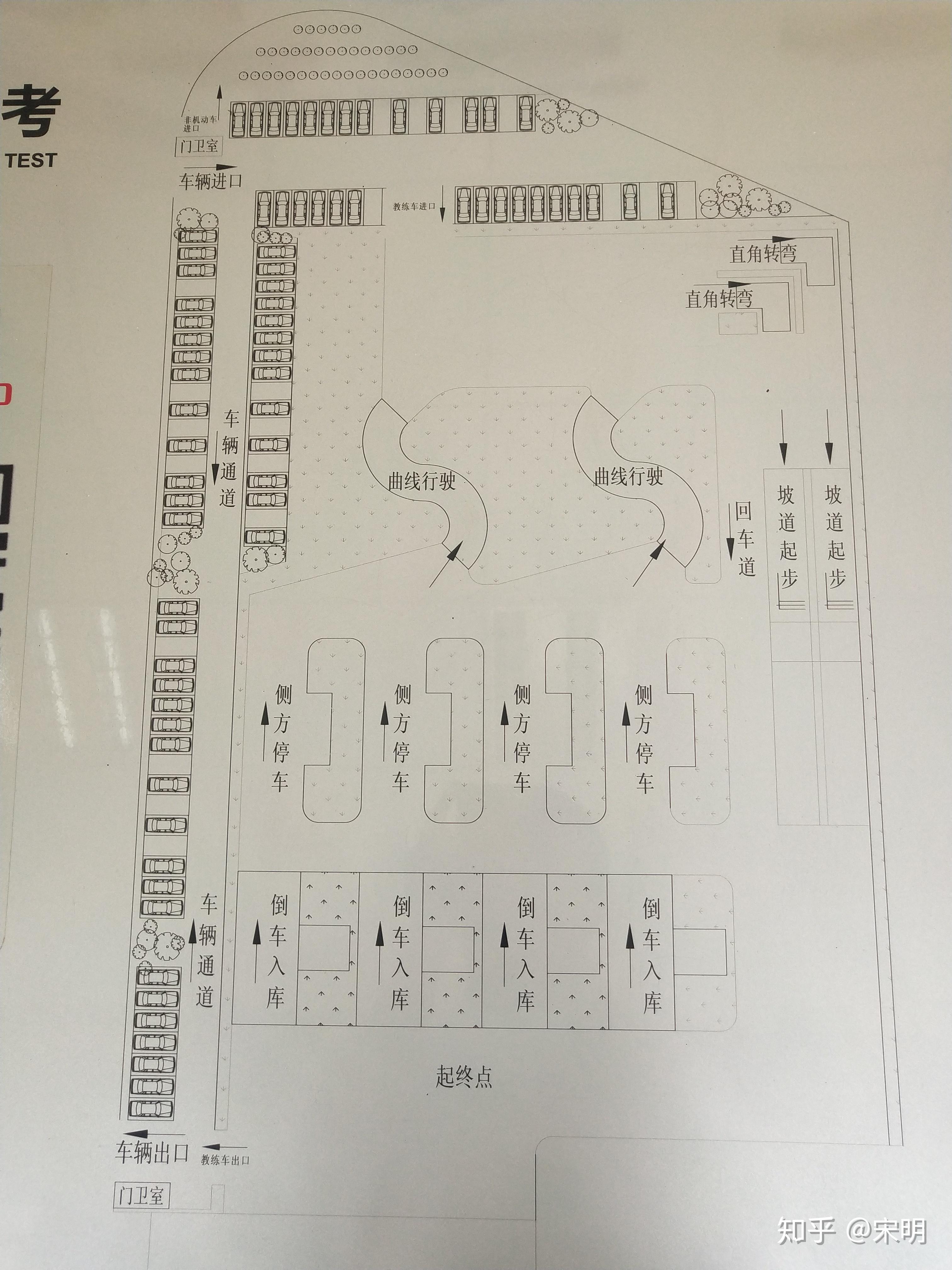 科目二场地图图片