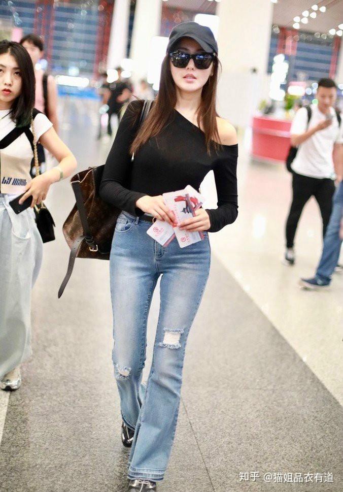 胯宽女生别乱穿瞧瞧张天爱的3种穿法这无处安放的魅力呀