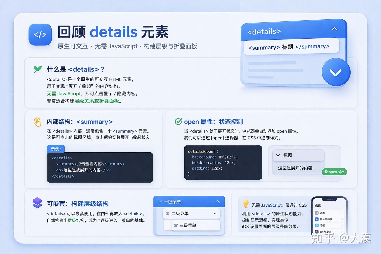 Web 组件：用纯 CSS 做出 iOS 风格层级菜单 - 知乎