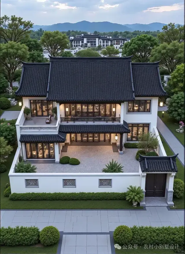 2026最新爆款22套二层新中式合院别墅，国风美学天花板 - 知乎