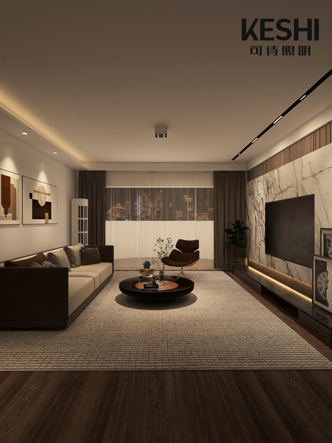 2022年客厅灯光设计流行趋势?keshi可诗照明提前为你揭晓!