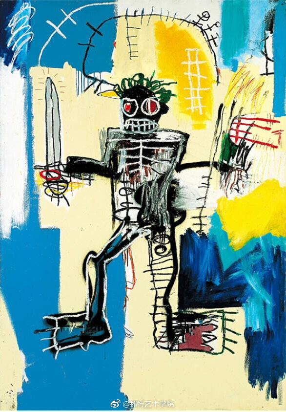 巴斯奎特jean-michel basquiat(1960-1988),二戰後極具影響力的美國