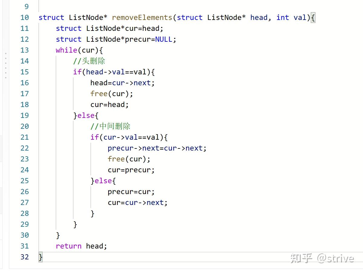 C Struct Listnode