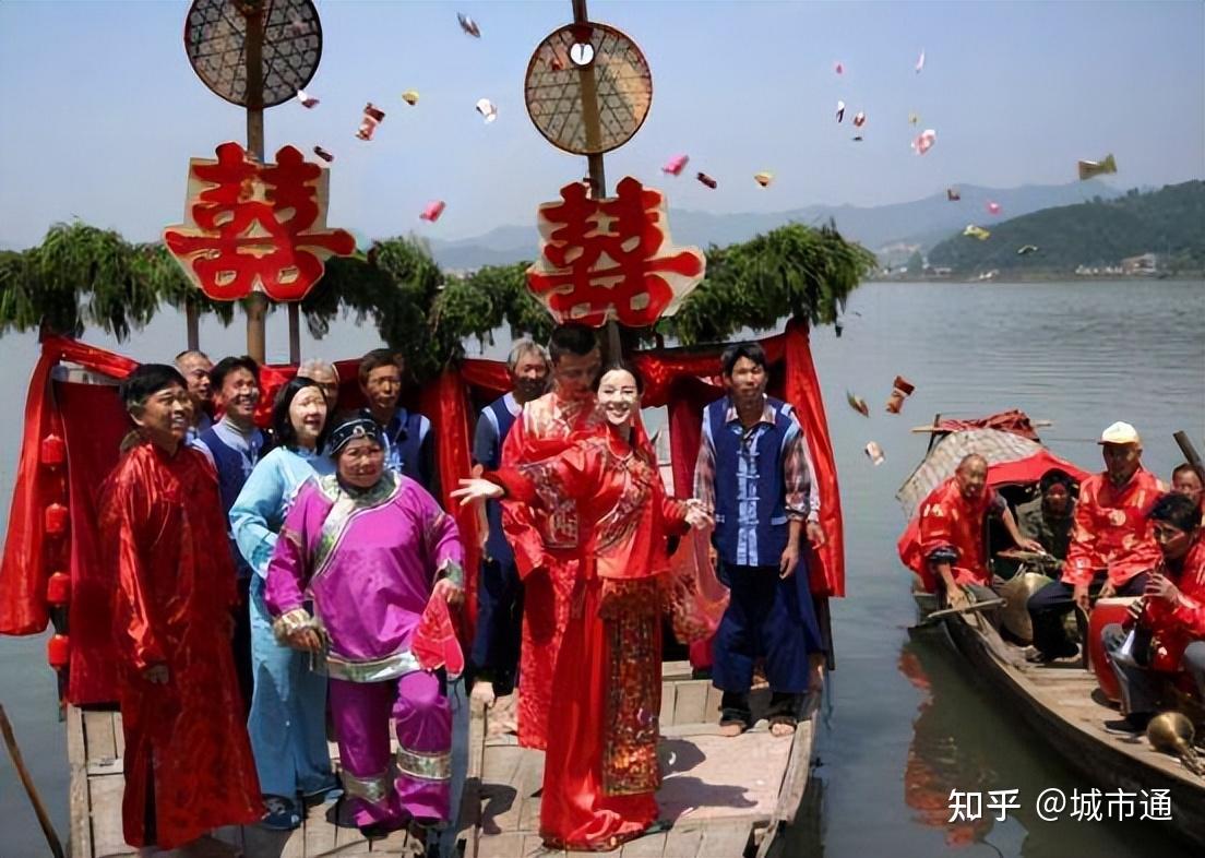"九姓渔民"水上婚礼