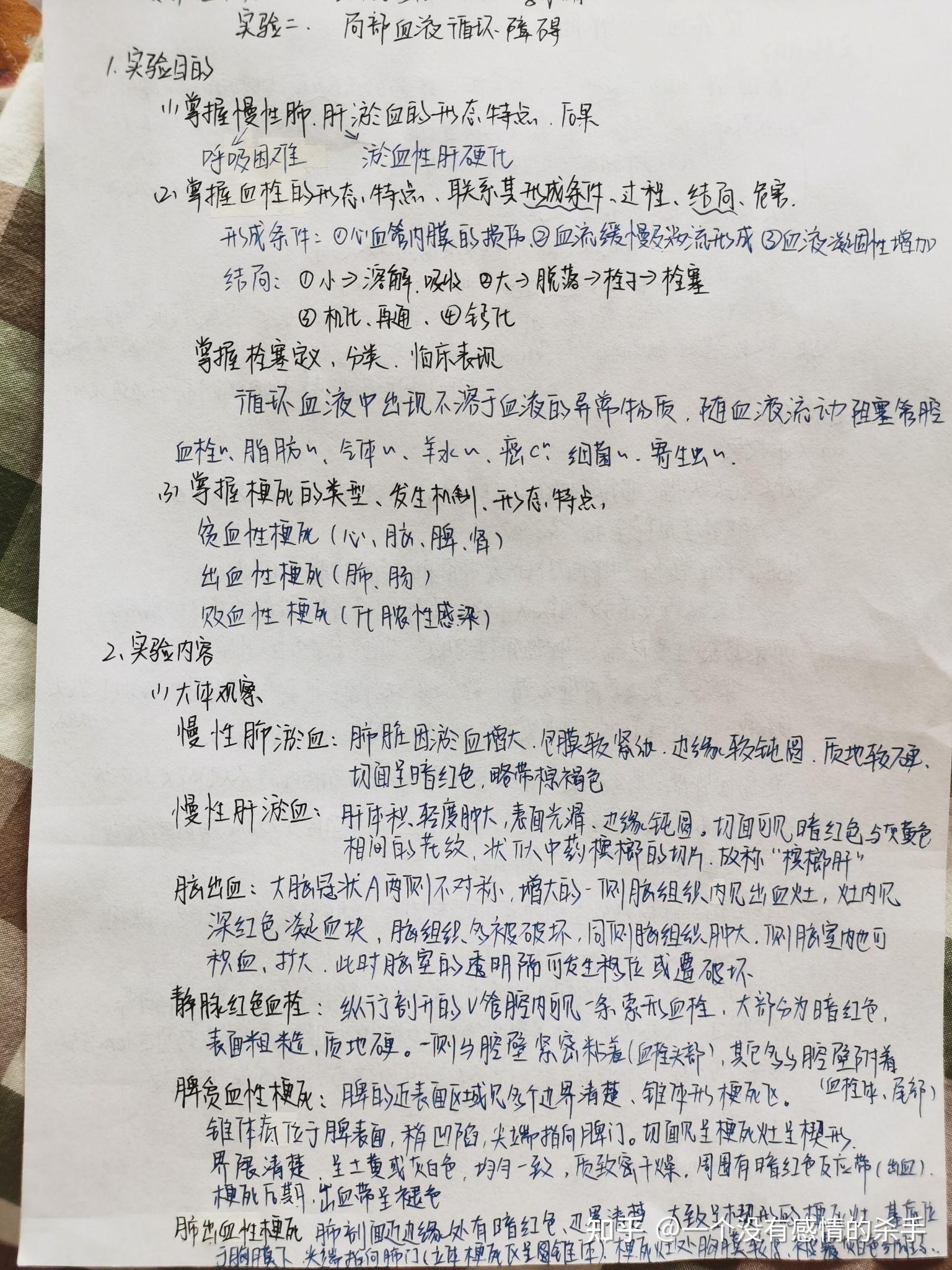 病理学实验切片观察画图 肉芽组织肺淤血 阑尾炎 肿瘤 - 知乎