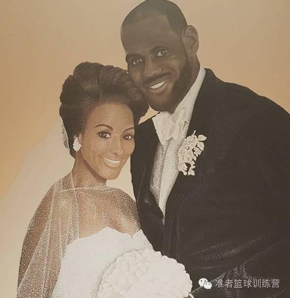 命名为"皇家婚礼"的盛大庆典举办了一场为期3天詹姆斯在圣地亚哥的