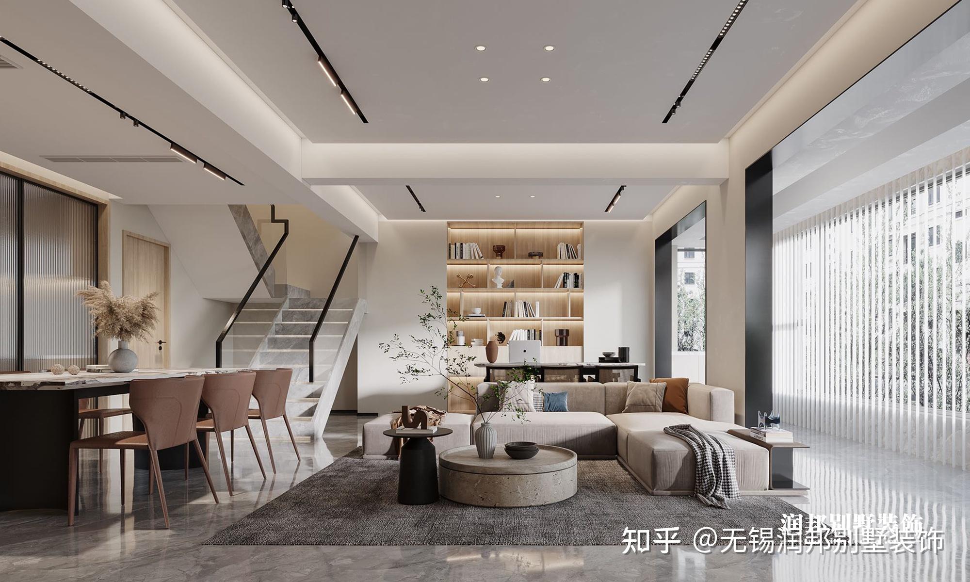 无锡别墅装饰设计 | 平层如何装出简约实用的现代风? - 知乎
