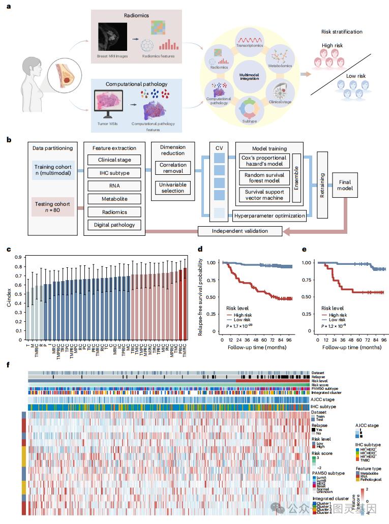 natcancer复旦邵志敏团队中国乳腺癌多组学特征