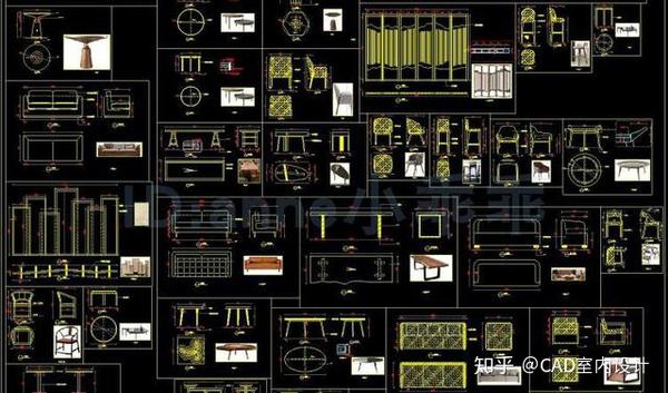 唐忠汉最新高端cad家具图库 平面 立面 剖面 三视图 知乎