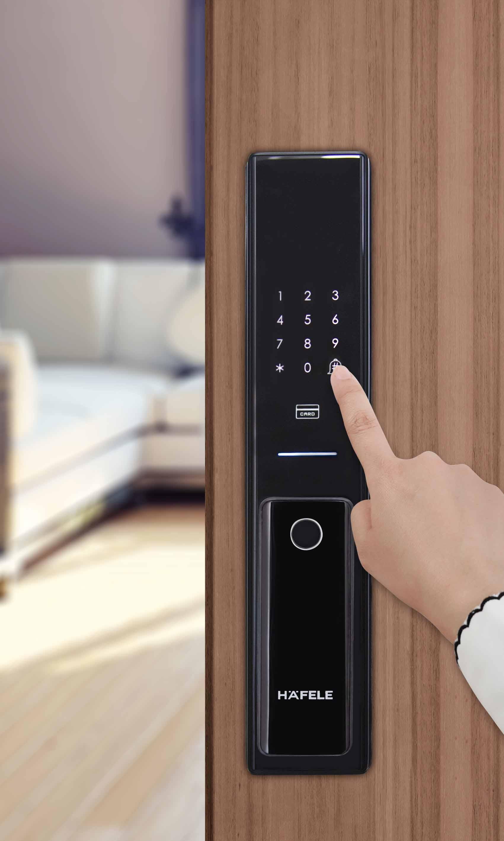 新款智能电子锁来了一触即开告别钥匙