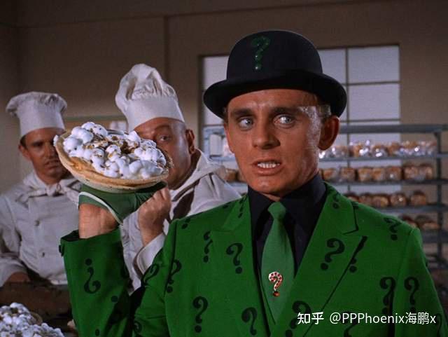 1966年美剧中的谜语人电影《新蝙蝠侠》主要剧情是蝙蝠侠与谜语人之间