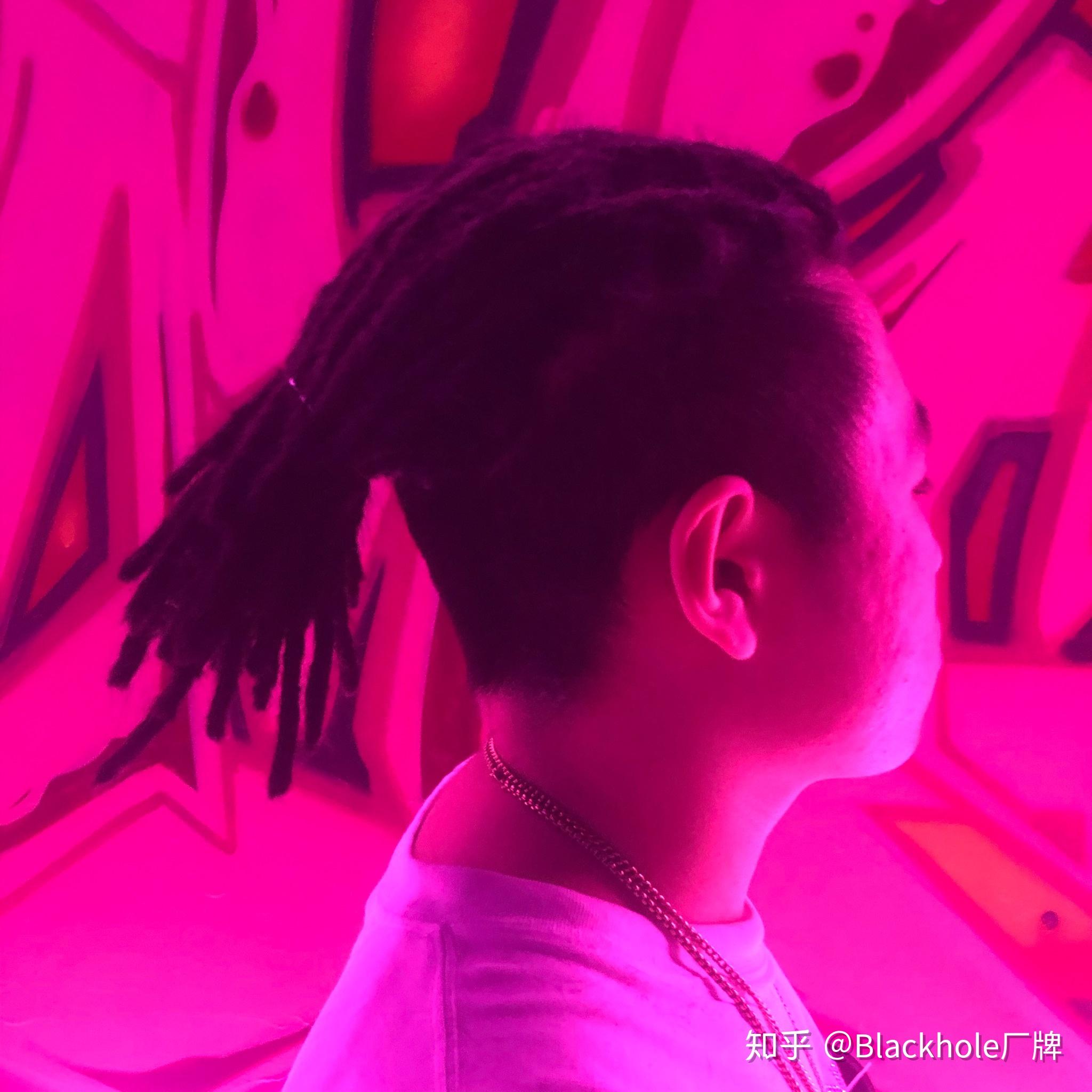 blackhole制作中长款脏辫