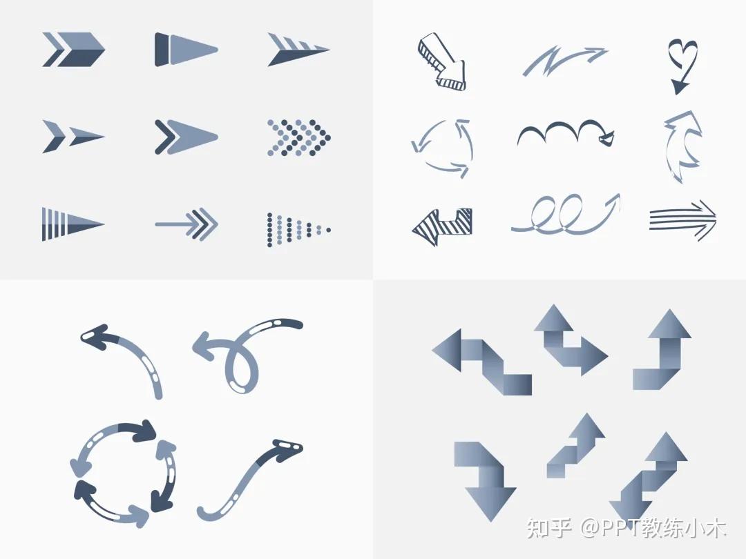 PPT里那些复杂的箭头，都是怎么做的？ - 知乎