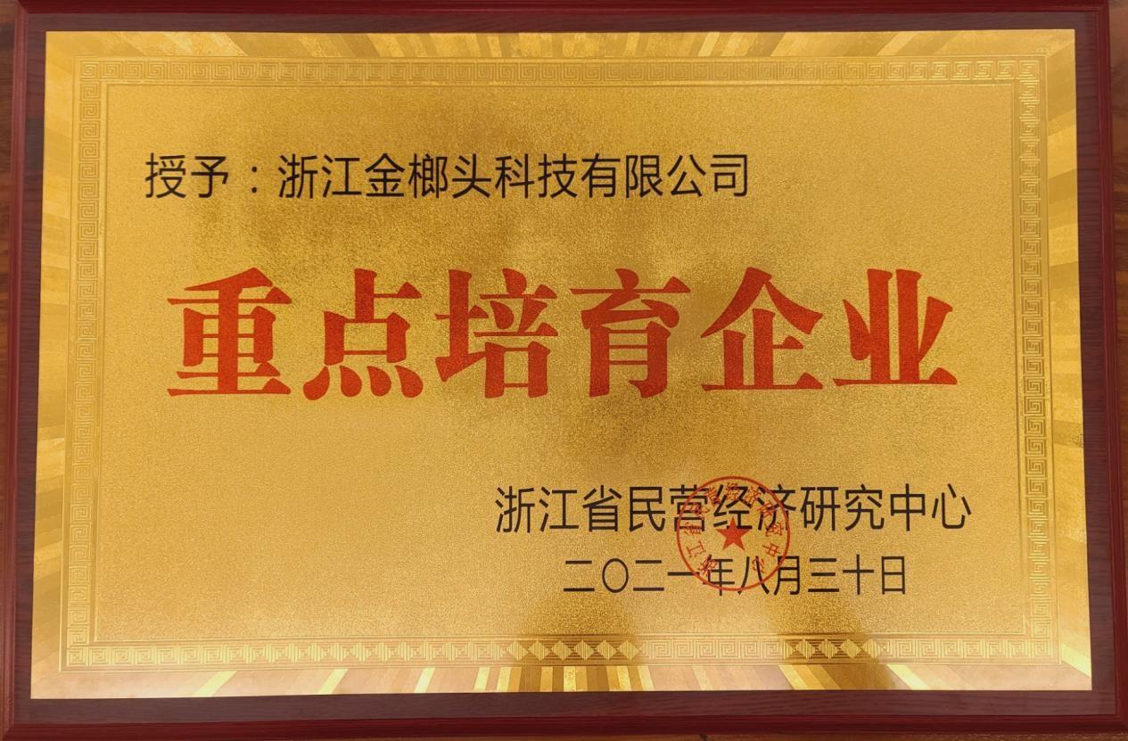 热烈祝贺金榔头董事长荣获浙江省年度杰出企业家