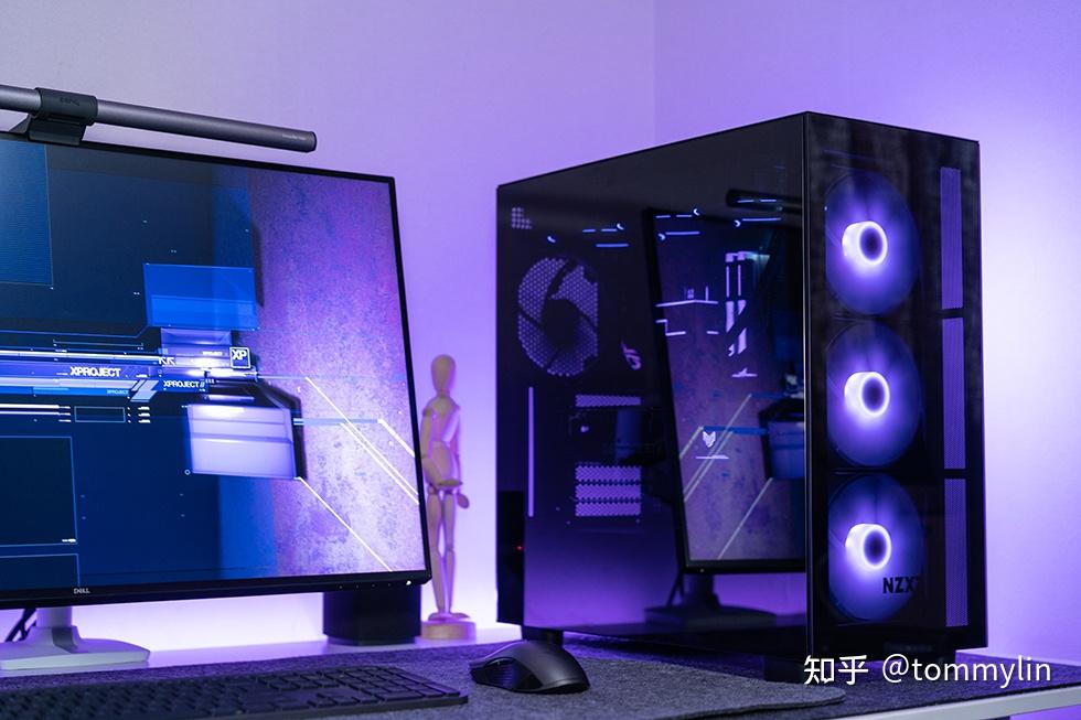 简约酷炫的海景房主机了解一下恩杰h7eiitergbrogb760ftuf4070装机