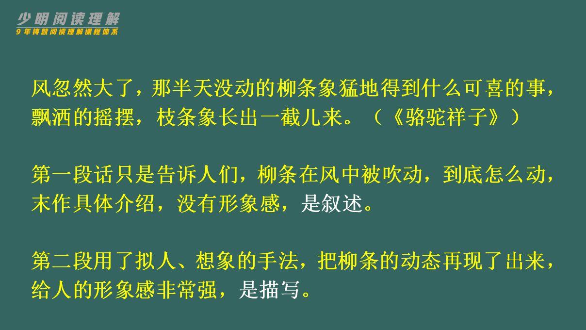 阅读理解记叙文的叙述和描写！2步分析+系统拆解！ - 知乎