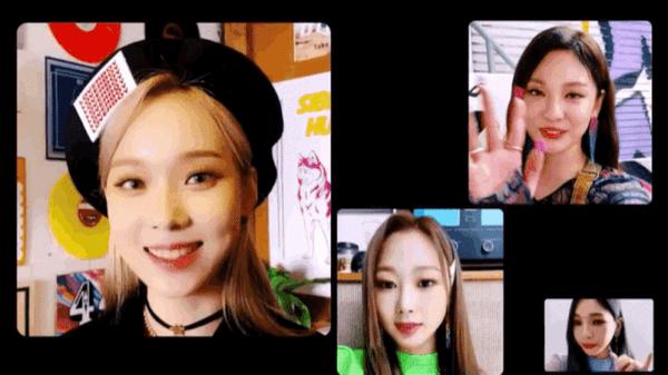 aespa 组合有4名成员,karina(柳智敏),winter(金玫