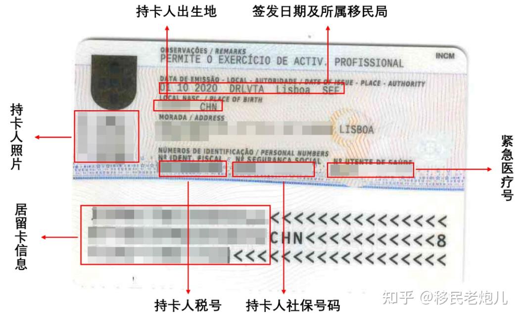 d7签证攻略新版葡萄牙黄金居留卡出炉火速围观